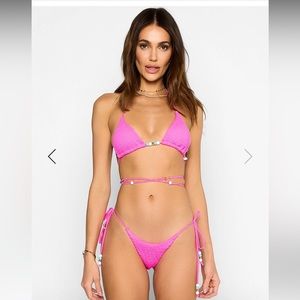 Beach Bunny Swimwear Channing Wrap Bikini Set